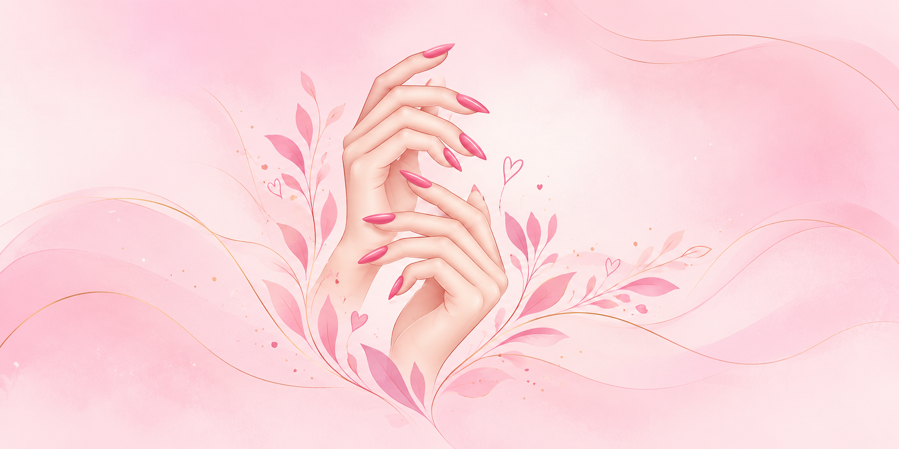 Elegant nail illustration